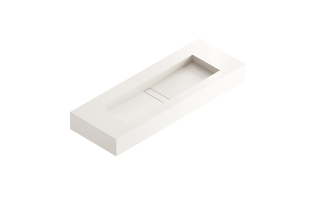 Designer-Badezimmer mit einzigartigen Materialien  - Reflection Blanco Zeus 40