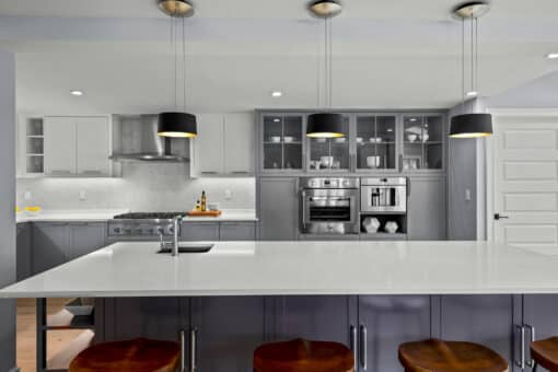 Innovasjon på kjøkkenet, benkeplater uten grenser  - westport villa   main house interior 21 39
